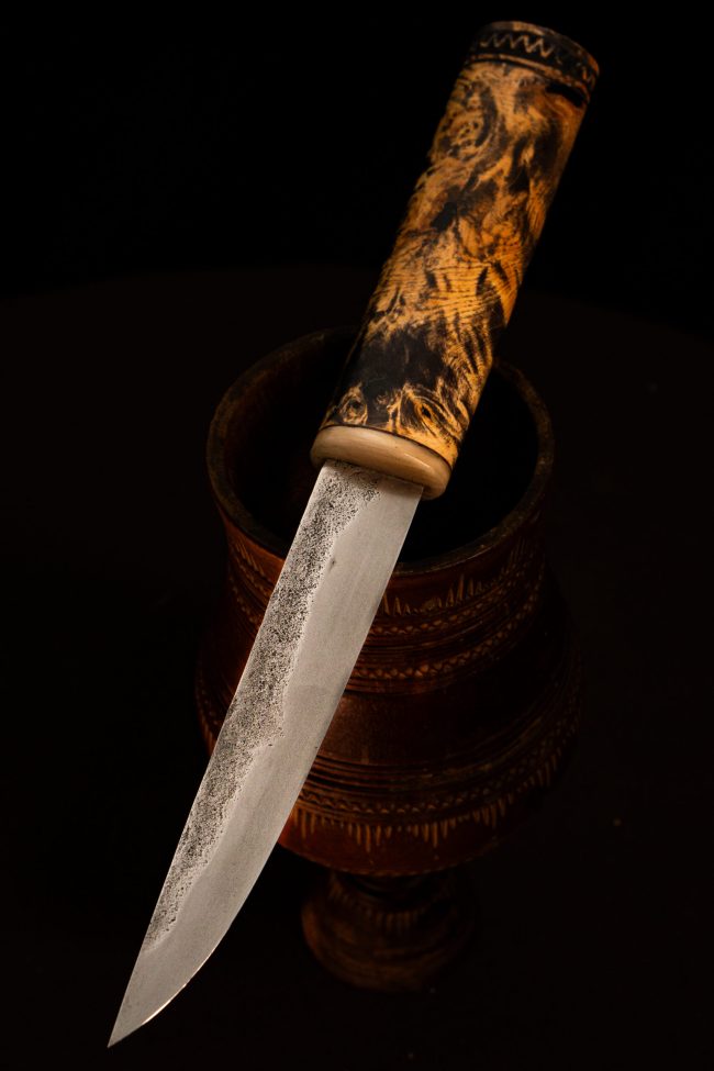 Bone Crest — handmade Yakut knife by MUUS, photo 3