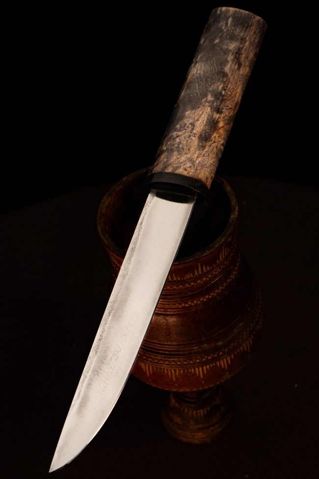 Obsidian — Suor — handmade Yakut knife by MUUS, photo 3