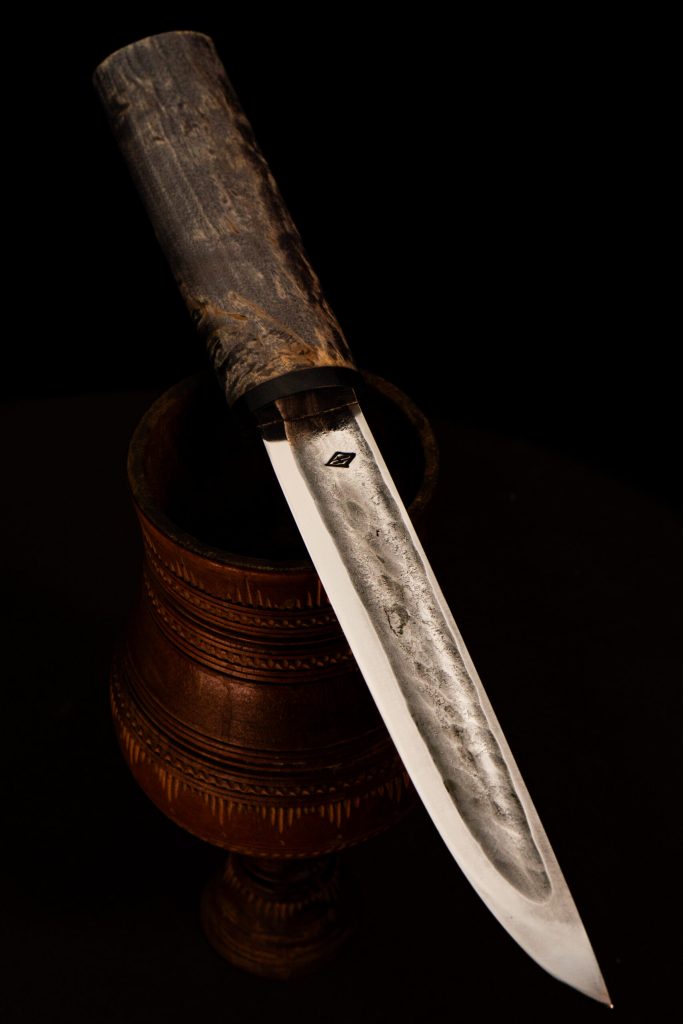 Obsidian — Suor — handmade Yakut knife by MUUS, photo 2