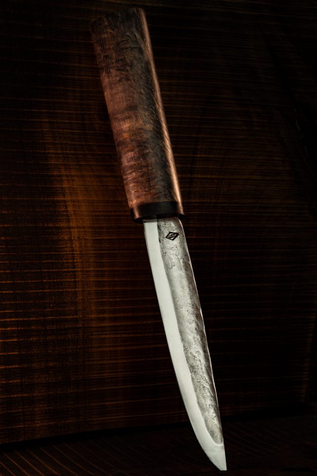 Black Fang — Khara — handmade hunting knife by MUUS