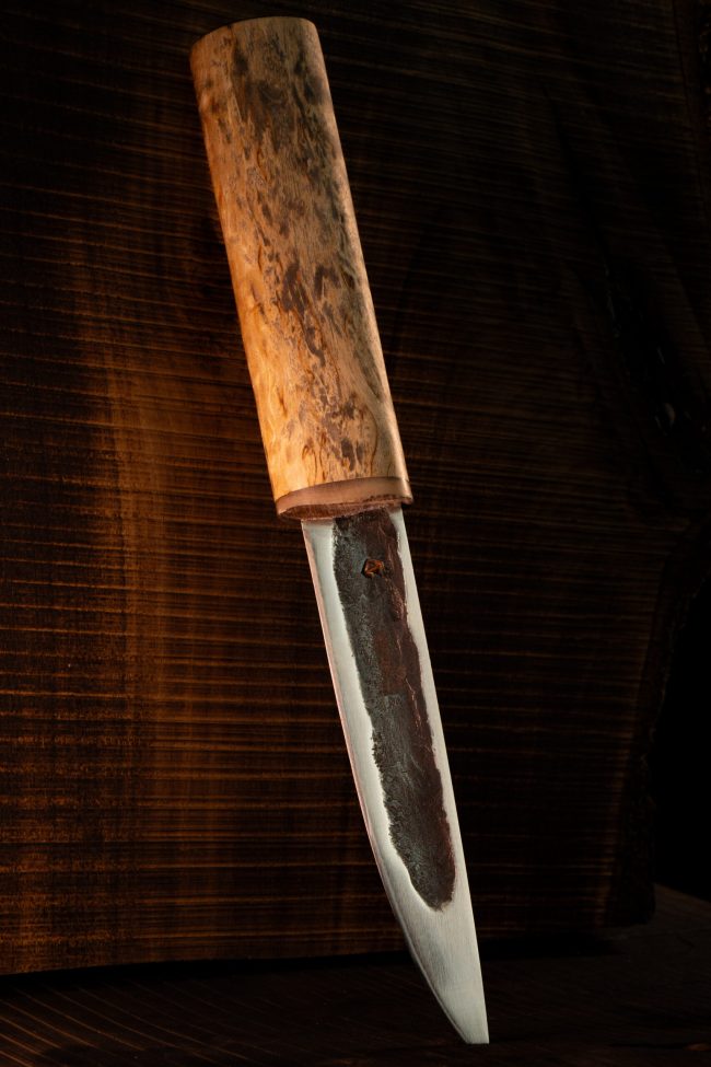 Northern Lights — handmade Yakut knife by MUUS