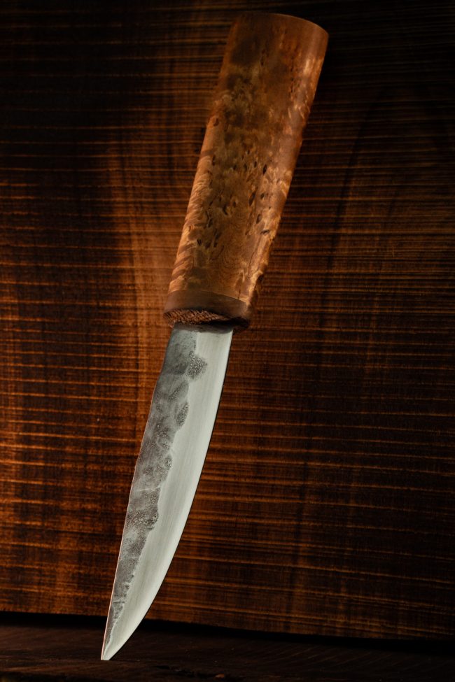 Wolf's Trail — Börö Suola — handmade hunting knife by MUUS, photo 5