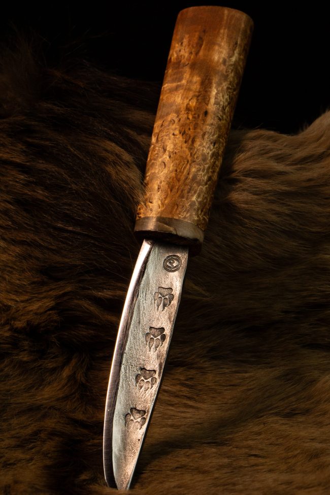 Wolf's Trail — Börö Suola — handmade hunting knife by MUUS, photo 6
