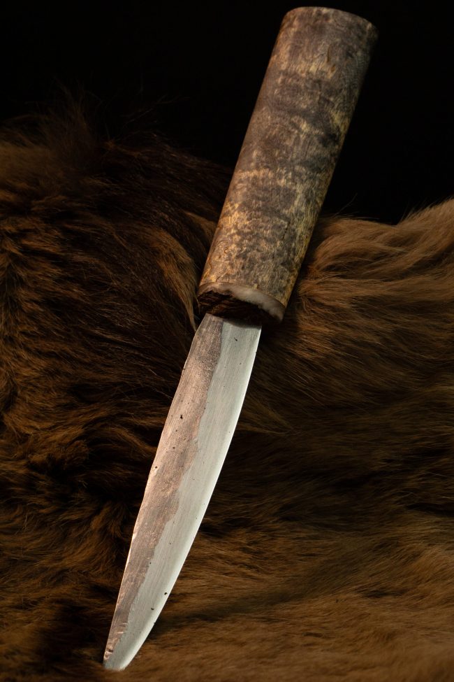 Wolf's Trail — Börö Suola — handmade hunting knife by MUUS, photo 9