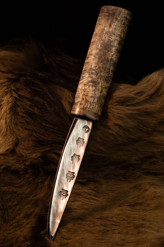 Wolf's Trail — Börö Suola — handmade hunting knife by MUUS, photo 8