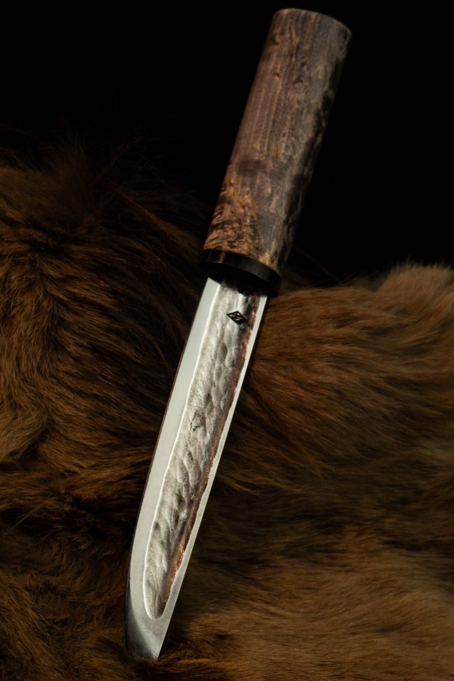 Obsidian — Suor — handmade Yakut knife by MUUS, photo 4