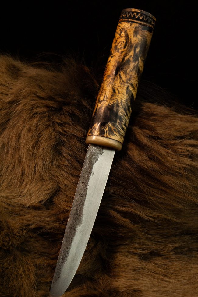Bone Crest — handmade Yakut knife by MUUS, photo 5