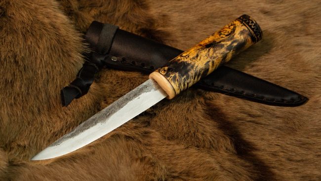Bone Crest — handmade Yakut knife by MUUS, photo 7
