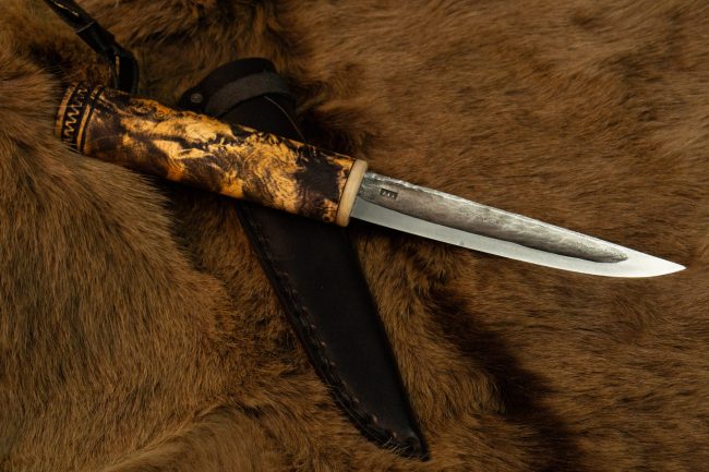 Bone Crest — handmade Yakut knife by MUUS, photo 6