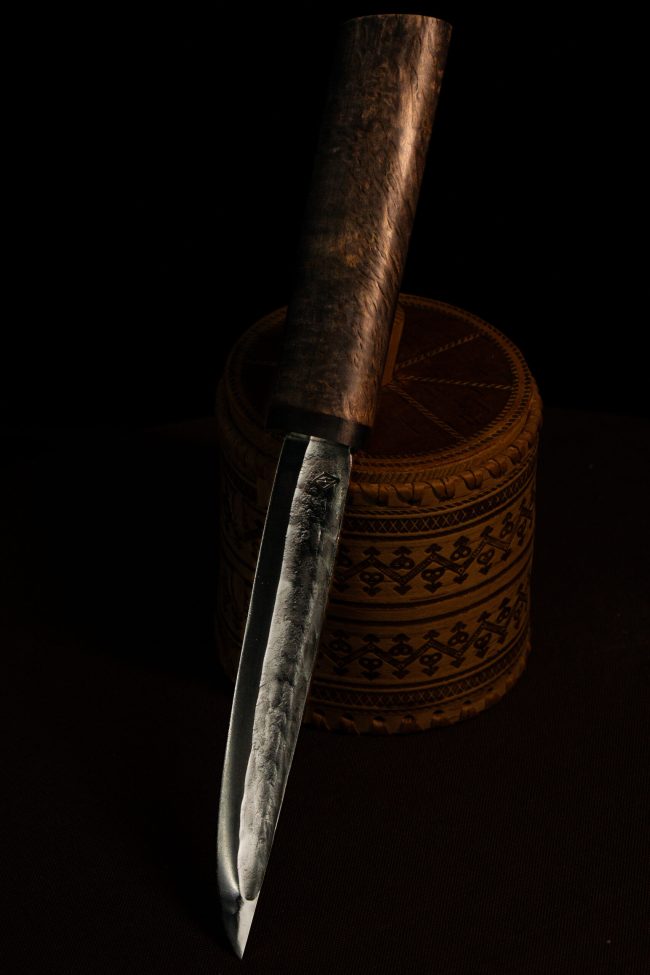 Black Fang — Khara — handmade hunting knife by MUUS, photo 8