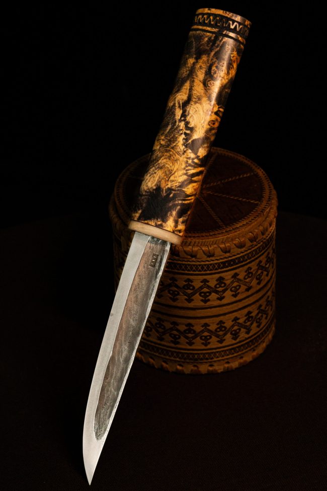 Bone Crest — handmade Yakut knife by MUUS, photo 8